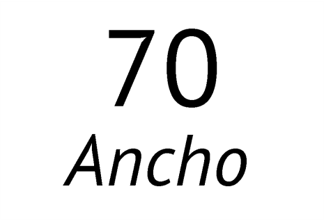 70cm